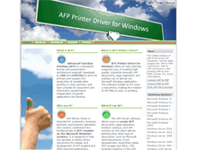 Tablet Screenshot of afpprinter.com